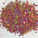 Glitters Paillettes Confetti Rose/Or 