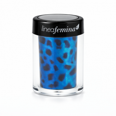 Nail Art Foil Indigo Leopard