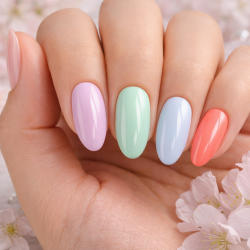 Palette Vernis Semi-Permanent Printemps 2026 &ndash; 6 Couleurs Pastel & Corail Tendance