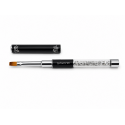 Pinceau Gel Carré 6 Professionnel Noir Strass