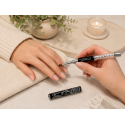Pinceau Gel Ovale 6 Professionnel Noir Strass
