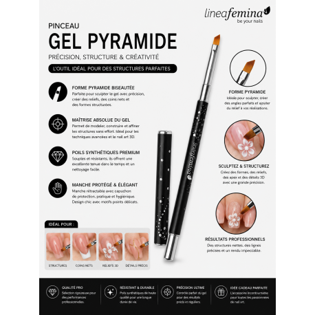Pinceau Gel Pyramide Linea Femina