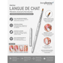 Pinceau Gel langue de chat n°06 rouge