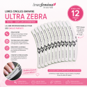 limes ongles banane demi lune boomerang Ultra Zebra 100/180 