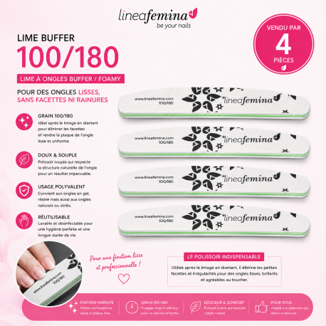 Lime Buffer 100/180 - 4 Pièces