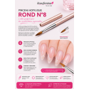 Pinceau Acrylique Rond N°8 Professionnel Linea Femina