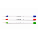 Set De 3 Pinceaux Nail Art