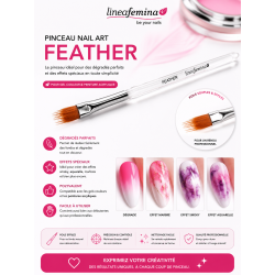 Pinceau Nail Art "Feather"